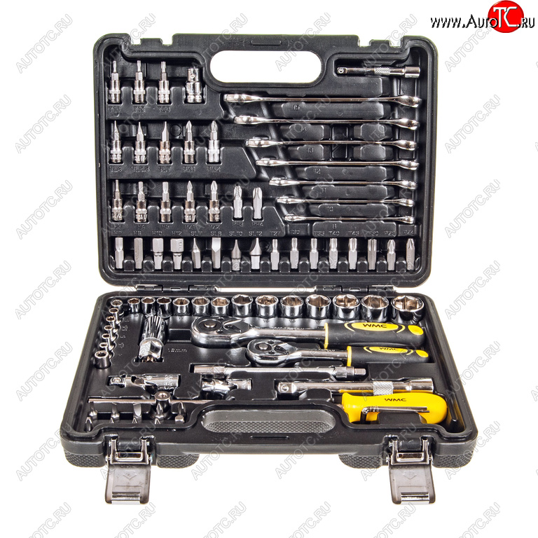 3 399 р. Набор инструментов 82 предмета слесарно-монтажный 14,38 WMC TOOLS WMC TOOLS wmc-4821-5ds  с доставкой в г. Керчь