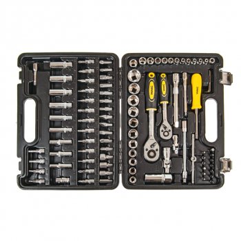 3 189 р. Набор инструментов 94 предмета слесарно-монтажный 1/4,3/8 WMC TOOLS WMC TOOLS wmc-4941-5ds WMC TOOLS wmc-4941-5ds  с доставкой в г. Керчь. Увеличить фотографию 2