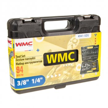 3 189 р. Набор инструментов 94 предмета слесарно-монтажный 1/4,3/8 WMC TOOLS WMC TOOLS wmc-4941-5ds WMC TOOLS wmc-4941-5ds  с доставкой в г. Керчь. Увеличить фотографию 4