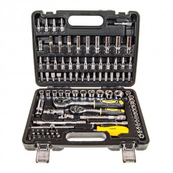 3 189 р. Набор инструментов 94 предмета слесарно-монтажный 1/4,3/8 WMC TOOLS WMC TOOLS wmc-4941-5ds WMC TOOLS wmc-4941-5ds  с доставкой в г. Керчь. Увеличить фотографию 1