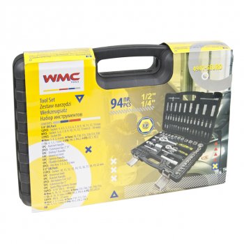 3 799 р. Набор инструментов 94 предмета 1/4, 1/2 WMC TOOLS WMC TOOLS wmc-4941-5euro WMC TOOLS wmc-4941-5euro  с доставкой в г. Керчь. Увеличить фотографию 4