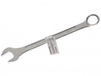 130 р. Ключ комбинированный 19мм 12-ти гранный прямой WMC TOOLS WMC TOOLS wmc-75519  с доставкой в г. Керчь. Увеличить фотографию 1