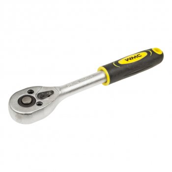 267 р. Ключ трещотка 14 24 зуба реверсивная с резиновой ручкой WMC TOOLS WMC TOOLS wmc-80222(80224)  с доставкой в г. Керчь. Увеличить фотографию 3