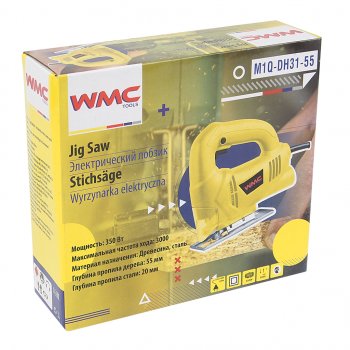 2 659 р. Лобзик 350Вт 3000обмин. дерево-55мм с пилками WMC TOOLS WMC TOOLS wmc-m1q-dh31-55  с доставкой в г. Керчь. Увеличить фотографию 5