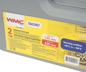 3 889 р. Домкрат подкатной 2т 135-320мм в кейсе WMC TOOLS WMC TOOLS wmc-ta82007  с доставкой в г. Керчь. Увеличить фотографию 5
