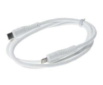 439 р. Кабель iPhone (5-)-USB Type C 1м HOCO HOCO x67 white  с доставкой в г. Керчь. Увеличить фотографию 1