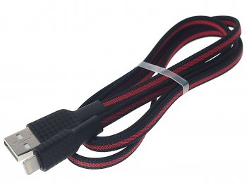 299 р. Кабель iPhone (5-) 1м HOCO HOCO x69 red  с доставкой в г. Керчь. Увеличить фотографию 1