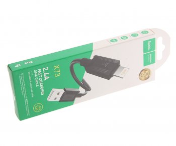 238 р. Кабель iPhone (5-) 1м HOCO HOCO x73 black  с доставкой в г. Керчь. Увеличить фотографию 2