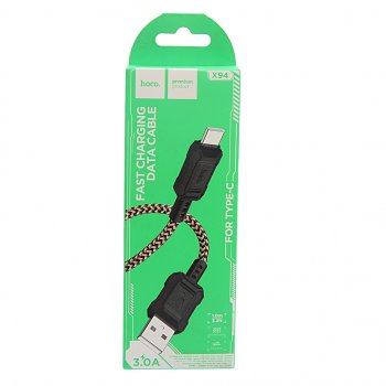 273 р. Кабель USB Type C 1м красный HOCO HOCO x94  с доставкой в г. Керчь. Увеличить фотографию 1