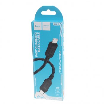 329 р. Кабель iPhone (5-)-USB Type C 1м HOCO HOCO x94 black  с доставкой в г. Керчь. Увеличить фотографию 2