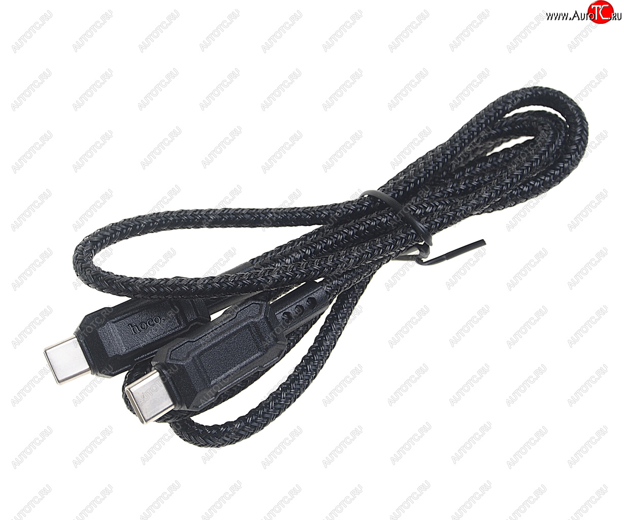 329 р. Кабель iPhone (5-)-USB Type C 1м HOCO HOCO x94 black  с доставкой в г. Керчь