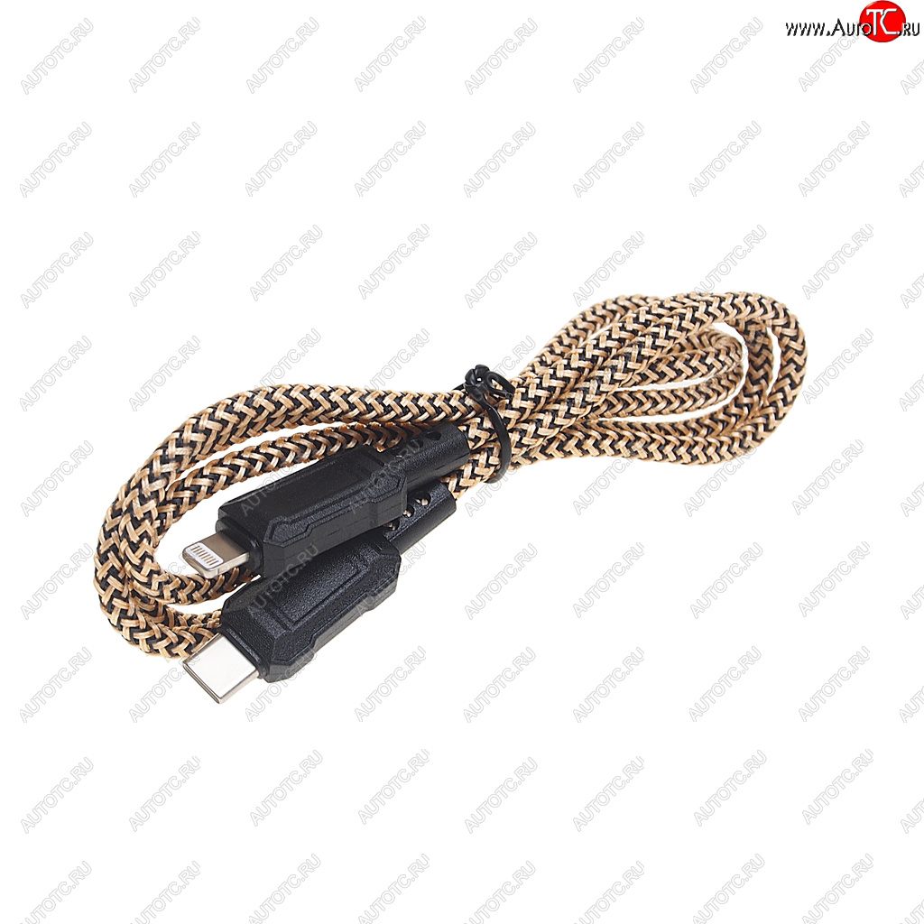 329 р. Кабель iPhone (5-)-USB Type C 1м HOCO HOCO x94 gold  с доставкой в г. Керчь