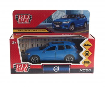 799 р. Модель автомобиля VOLVO XC60 металлическая ТЕХНОПАРК ТЕХНОПАРК xc60-12fil-bu  с доставкой в г. Керчь. Увеличить фотографию 1