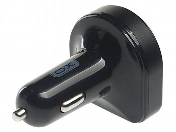 899 р. Устройство зарядное в прикуриватель с трансмиттером (bluetooth,hands free) черное XO XO xo-bcc01 black  с доставкой в г. Керчь. Увеличить фотографию 2