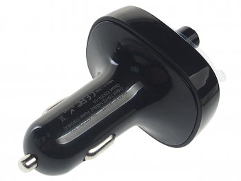 979 р. Устройство зарядное в прикуриватель с трансмиттером (bluetooth,hands free) черное XO XO xo-bcc02 black  с доставкой в г. Керчь. Увеличить фотографию 2