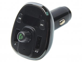 1 129 р. Устройство зарядное в прикуриватель с трансмиттером (bluetooth,hands free) черное XO XO xo-bcc05 black  с доставкой в г. Керчь. Увеличить фотографию 1