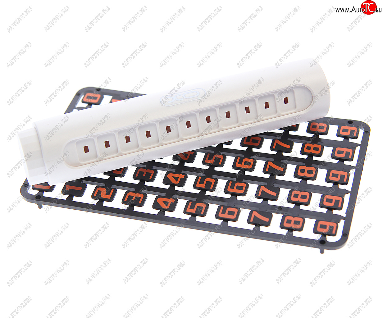 399 р. Автовизитка самоклеющаяся (цифры на магните) белая XO XO xo-c45 white  с доставкой в г. Керчь
