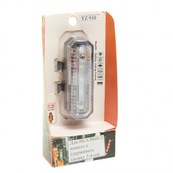 319 р. Фонарь велосипедный задний 2 в 1 с USB NO NAME yz910  с доставкой в г. Керчь. Увеличить фотографию 1