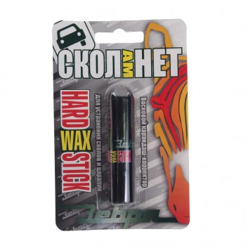 Карандаш восковой черный блистер HardWAX Stick ЗЕБРА ЗЕБРА z-1419