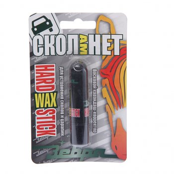 Карандаш восковой красный блистер HardWAX Stick ЗЕБРА ЗЕБРА z-1457-1