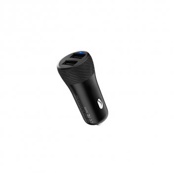 Устройство зарядное в прикуриватель 2USB 12V HOCO HOCO z21 black HOCO z21 black