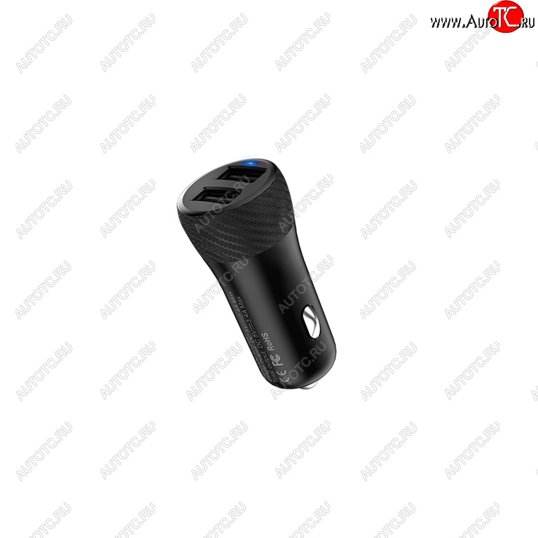 559 р. Устройство зарядное в прикуриватель 2USB 12V HOCO HOCO z21 black HOCO z21 black  с доставкой в г. Керчь