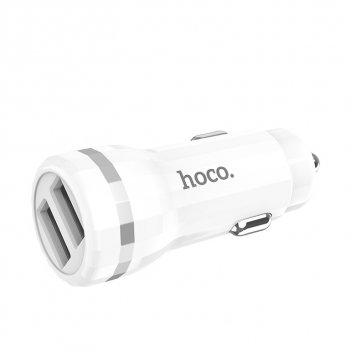 459 р. Устройство зарядное в прикуриватель 2USB 12V HOCO HOCO z27 white  с доставкой в г. Керчь. Увеличить фотографию 1