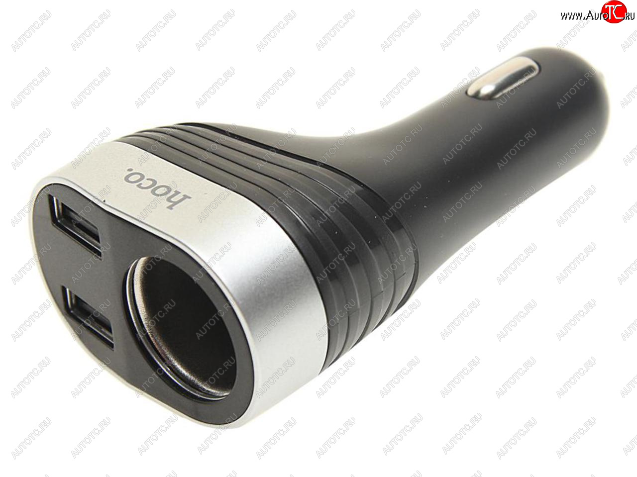 489 р. Разветвитель прикуривателя 1-но гнездовой 12-24V 2USB 3.1A с дисплеем HOCO HOCO z29  с доставкой в г. Керчь