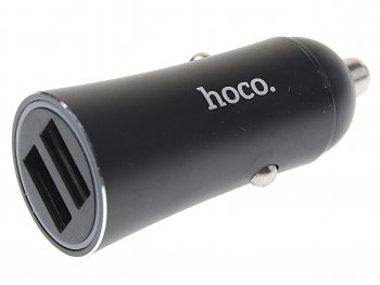 579 р. Устройство зарядное в прикуриватель 2USB 12V HOCO HOCO z30а black HOCO z30а black  с доставкой в г. Керчь. Увеличить фотографию 1