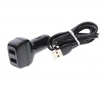 529 р. Устройство зарядное в прикуриватель 2USB 12V 2.4A кабель iPhone (5-) HOCO HOCO z36 black HOCO z36 black  с доставкой в г. Керчь. Увеличить фотографию 1