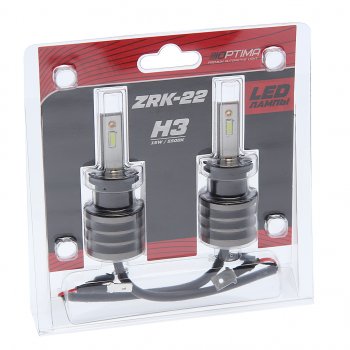 2 699 р. Лампа светодиодная 12V H3 РK22s (2шт.) OPTIMA OPTIMA z-h3  с доставкой в г. Керчь. Увеличить фотографию 1