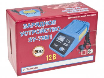 3 799 р. Устройство зарядное 12V 10А 220V (ручной) ТАМБОВ ИП ШМЕЛЬКОВ зу-75м1  с доставкой в г. Керчь. Увеличить фотографию 2