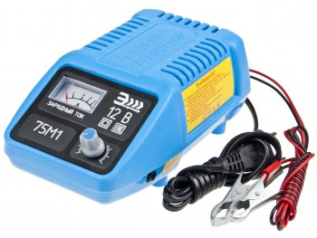 3 799 р. Устройство зарядное 12V 10А 220V (ручной) ТАМБОВ ИП ШМЕЛЬКОВ зу-75м1  с доставкой в г. Керчь. Увеличить фотографию 1