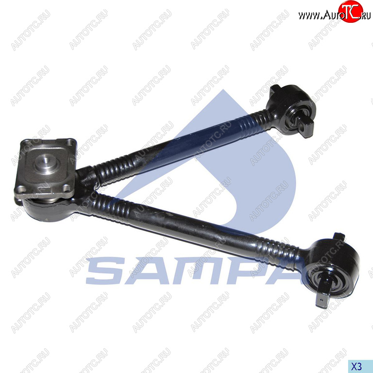 17 099 р. Тяга реактивная MAN V-образная (L=627x130x23мм) SAMPA SAMPA 095.233  с доставкой в г. Керчь
