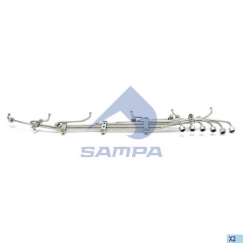 8 949 р. Трубка топливная MAN дв.D2866,D2876 ТНВД комплект (6шт.) SAMPA SAMPA 020.717  с доставкой в г. Керчь. Увеличить фотографию 1