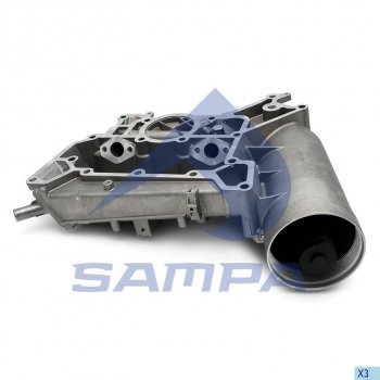 36 949 р. Корпус MERCEDES дв.OM501,502LA радиатора масляного SAMPA SAMPA 205.228  с доставкой в г. Керчь. Увеличить фотографию 1