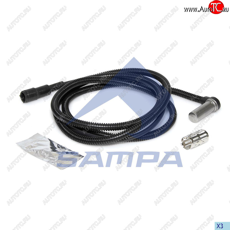 1 299 р. Датчик АБС SCANIA P,G,R,T L=2675мм задний левый SAMPA SAMPA 096.324  с доставкой в г. Керчь