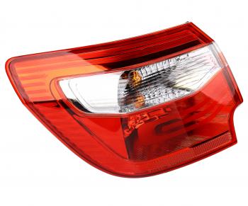 10 249 р. Фонарь задний KIA Rio хетчбек (11-) левый наружный NSP NSP nsp02924014x200  с доставкой в г. Керчь. Увеличить фотографию 1