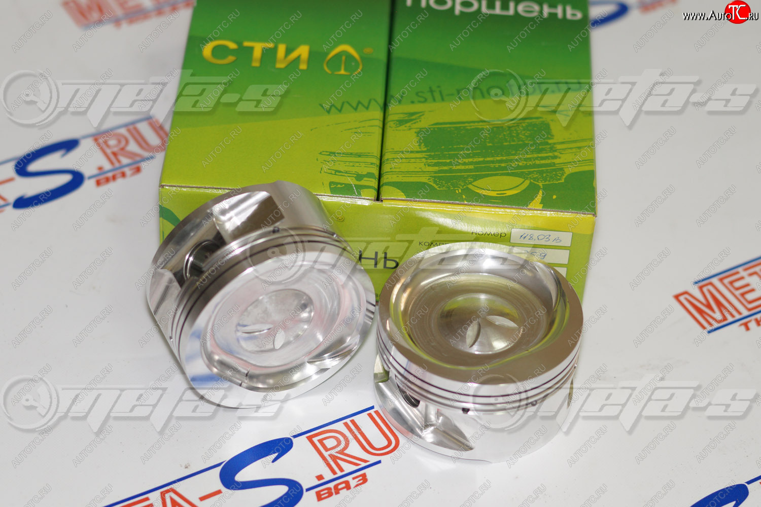 13 599 р. Поршни СТИ 118.03 (82,5, супер-авто безвтык 8-кл) СТИ 118.03  с доставкой в г. Керчь