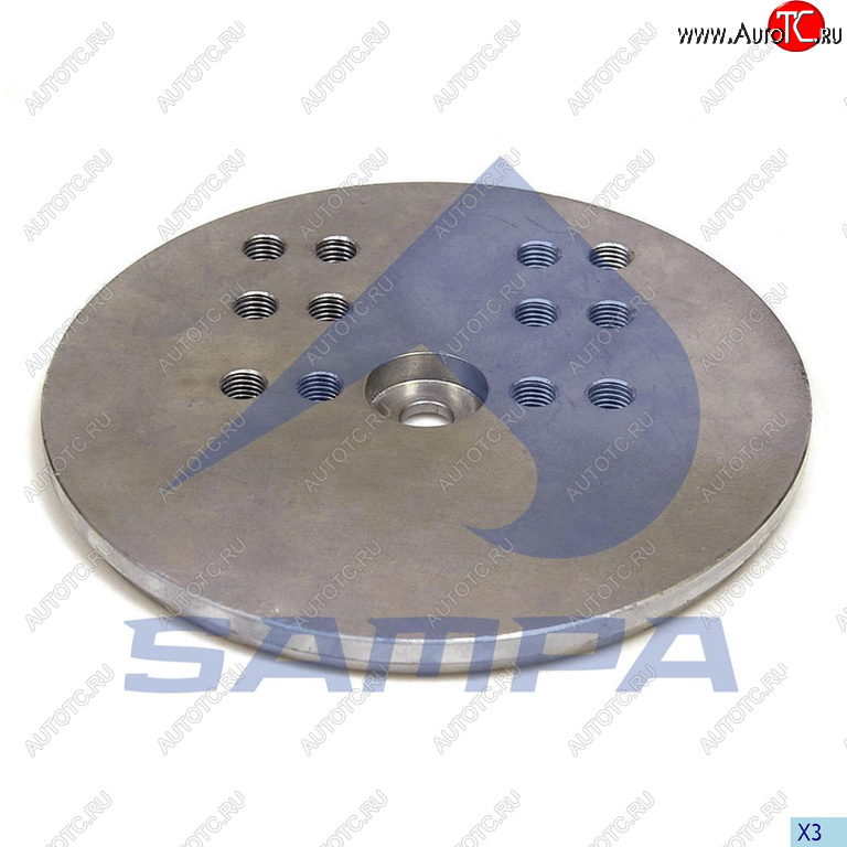 3 699 р. Плита BPW стакана пневморессоры (250х20мм для 881MB,4881MB) SAMPA SAMPA 105.286  с доставкой в г. Керчь