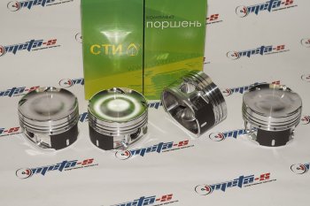22 399 р. Поршни СТИ 320.23.1 (NISSAN, SR20DET, 86.5 палец 2264 под кольца 1,51,53,0, Е=8,5) СТИ 320.23.1  с доставкой в г. Керчь. Увеличить фотографию 1