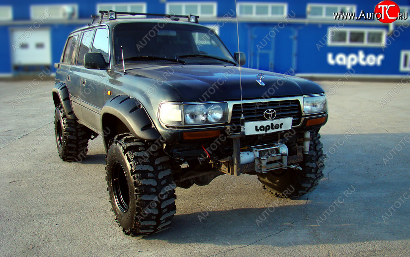 18 999 р. Расширители арок Toyota Land Cruiser 80 LAPTER (ширина 130мм) LAPTER tlc82  с доставкой в г. Керчь