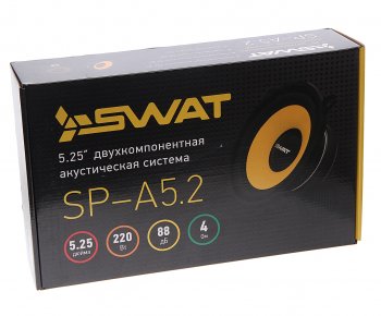 2 899 р. Колонки компонентные 5 (13см) 50ВТ SWAT SWAT sp-a5.2  с доставкой в г. Керчь. Увеличить фотографию 3
