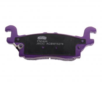 6 399 р. Колодки тормозные HUMMER H3 (05-10) задние (4шт.) NIBK NIBK pn0499 NIBK pn0499  с доставкой в г. Керчь. Увеличить фотографию 2