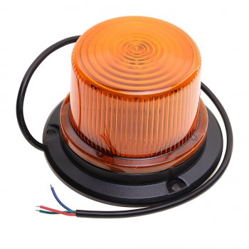 2 299 р. Маяк импульсный 1224V светодиодный стационарный желтый MEGAPOWER MEGAPOWER 370-34-004  с доставкой в г. Керчь. Увеличить фотографию 1