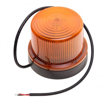3 369 р. Маяк проблесковый 1224V светодиодный стационарный желтый MEGAPOWER MEGAPOWER 370-34-001  с доставкой в г. Керчь. Увеличить фотографию 1