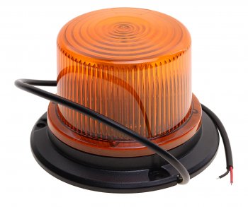 2 989 р. Маяк проблесковый 1224V светодиодный стационарный желтый MEGAPOWER MEGAPOWER 370-34-002  с доставкой в г. Керчь. Увеличить фотографию 1