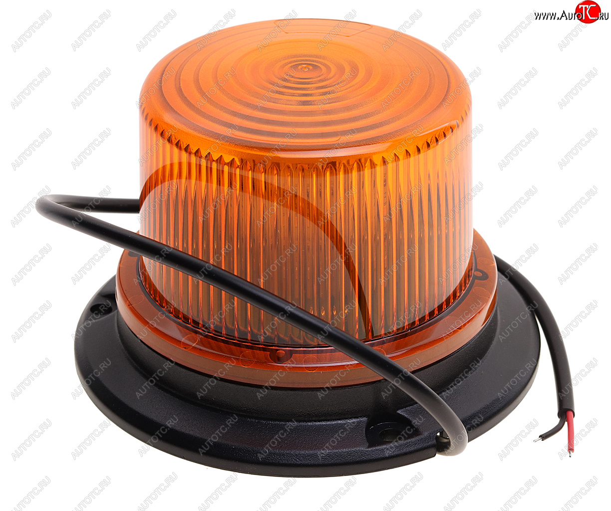 2 989 р. Маяк проблесковый 1224V светодиодный стационарный желтый MEGAPOWER MEGAPOWER 370-34-002  с доставкой в г. Керчь
