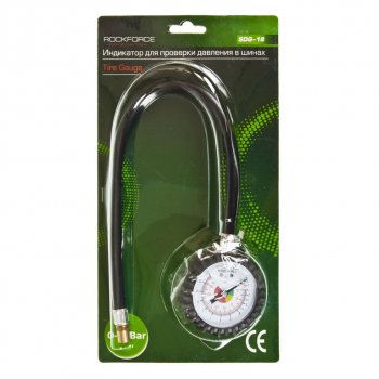 629 р. Манометр шинный механический 12атм. в блистере ROCKFORCE ROCKFORCE rf-sdg-18 ROCKFORCE rf-sdg-18  с доставкой в г. Керчь. Увеличить фотографию 1