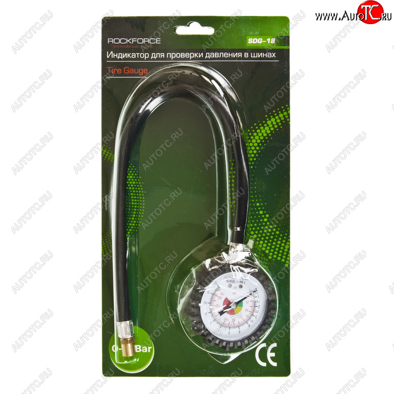629 р. Манометр шинный механический 12атм. в блистере ROCKFORCE ROCKFORCE rf-sdg-18 ROCKFORCE rf-sdg-18  с доставкой в г. Керчь
